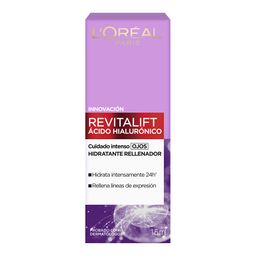 Contorno de Ojos L'Oréal Paris Revitalift Ácido Hialulrónico x 15 ml