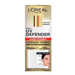 Protector Solar L'Oréal Paris UV Defender Fluido Invisible FPS50+ x 40 g