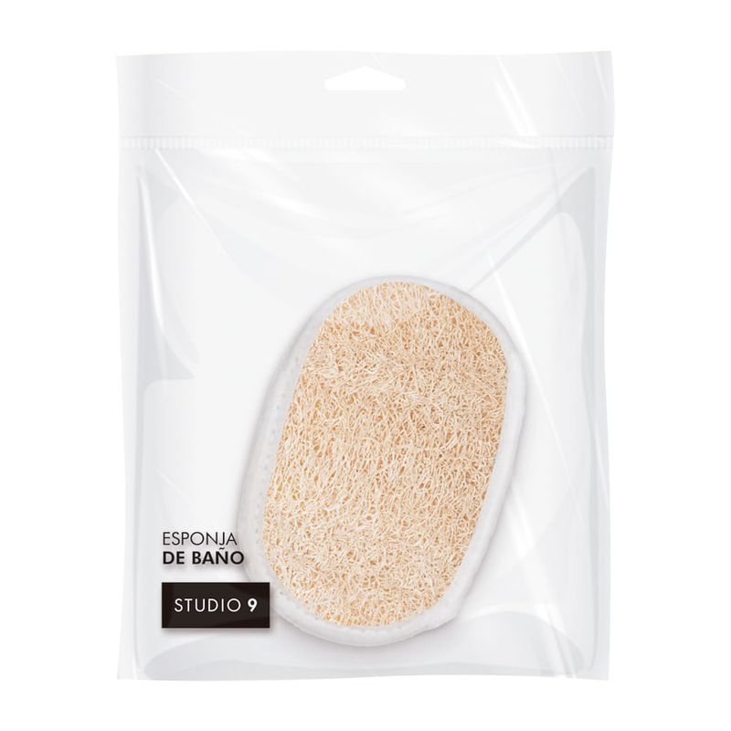 Manopla Exfoliante de Luffa Ovalada para Baño