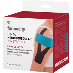 Cinta Farmacity Neuromuscular Kinetaping Beige x 5 cm