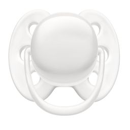 Chupete Avent Ultra Soft Plain Blanco 0-6 Meses
