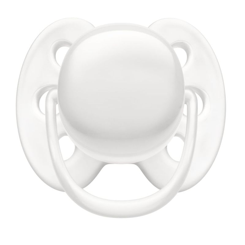 chupete-avent-ultra-soft-plain-blanco-0-6-meses