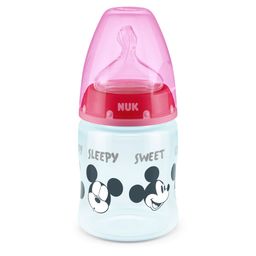 Biberón First Choice Night Mickey Mouse Silicona 6-18m 300 ml de NUK