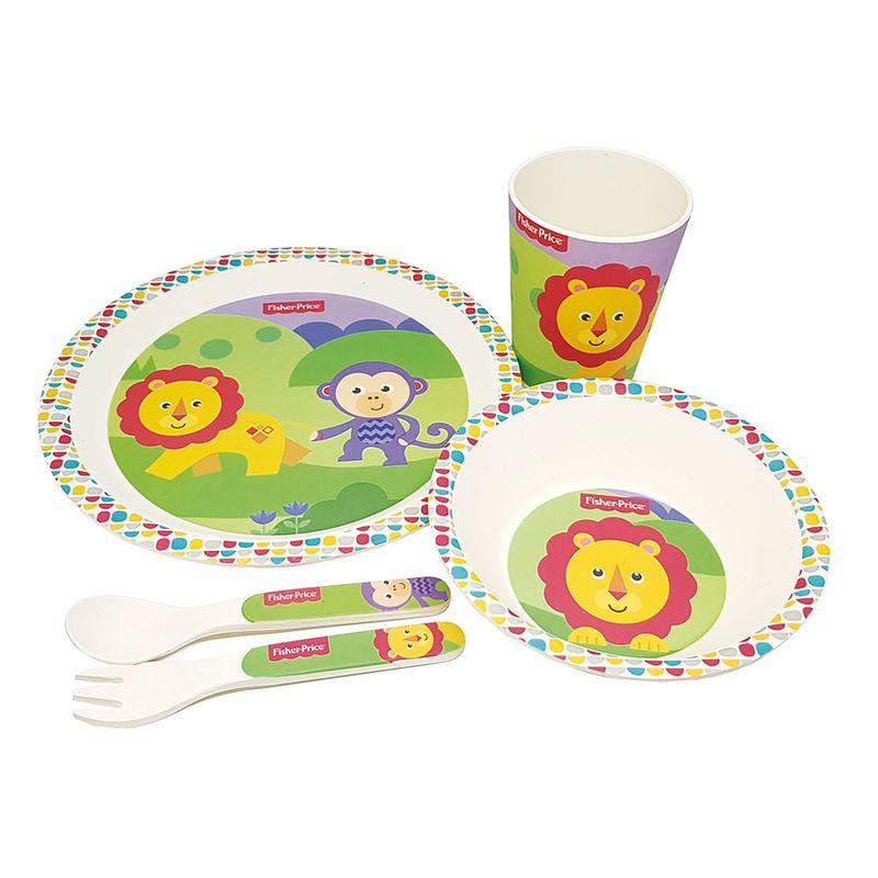 set-fisher-price-de-alimentacion-linea-bamboo-leon