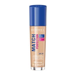 Base Cremosa de Maquillaje Rimmel Match Perfection FPS 20 x 30 Ml