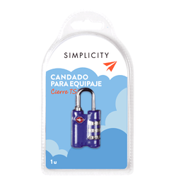 Candado para equipaje Simplicity