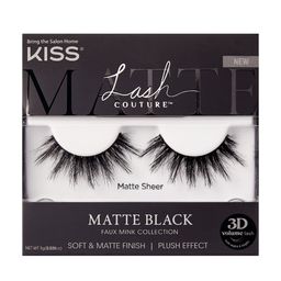 Extensiones de Pestañas Kiss Matte Black 3D 1