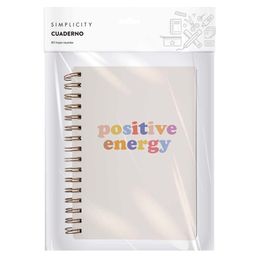 Cuaderno Anillado Simplicity Mediano Positive