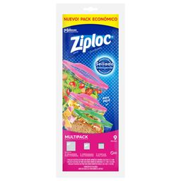 Bolsas Herméticas Ziploc Multipack x 9 un