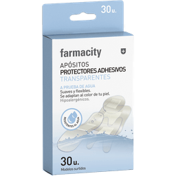 Apósito Protectores Adhesivos Farmacity Transparentes x 30 un