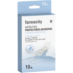 Apósito Protectores Adhesivos Farmacity Transparentes x 10 un