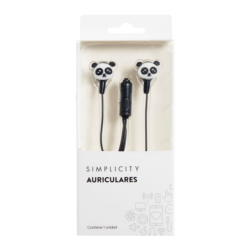 auriculares-simplicity-panda-con-silicona