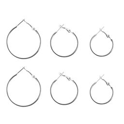 Aros Argollas Wav Diferentes Tamaños x 3 pares