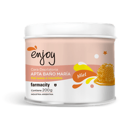 Cera Depilatoria Enjoy Miel Piel Suave x 200 g