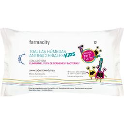 Toallas Húmedas Farmacity Antibacteriales Tutti Frutti x 40 un