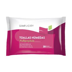 Toallas Humedas Simplicity Multiproposito Cross x 30 un