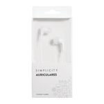 auriculares-simplicity-in-ear-con-silicona-blancos