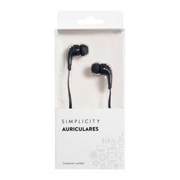 Auriculares Simplicity In Ear Negros