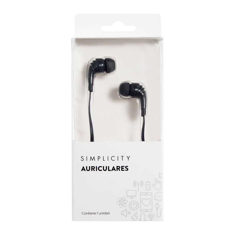 auriculares-simplicity-in-ear-negros