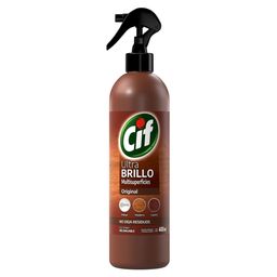 Lustra Muebles Cif Ultra Brillo Anti Polvo x 400 ml