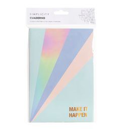 Cuaderno Simplicity Tapa Blanda Multicolor x 3 un