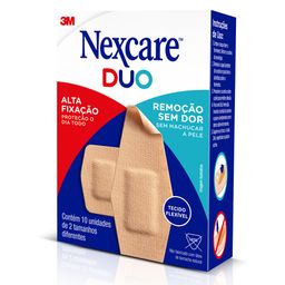 Apósito Nexcare Duo Surtidos Tela x 10 un