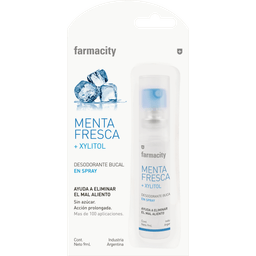 Desodorante Bucal Farmacity Menta Fresca en Spray x 9 ml