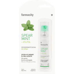 Desodorante Bucal Farmacity Spearmint en Spray x 9 ml