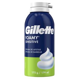 Espuma de Afeitar Gillette Foamy Sensitive Piel Sensible 179 ml