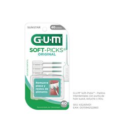 Palillos Interdentales Gum Soft-Picks x 40 un