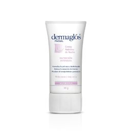 Crema Facial Dermaglós nutritiva de noche para Piel Seca x 50 gr