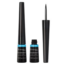 Lápiz Delineador de Ojos Líquido Rimmel Exaggerate Glossy Black x 2,5 ml