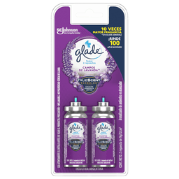 Aromatizante de Ambientes Glade Toque Lavanda Pack x2 x 9 g