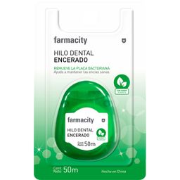 Hilo Dental Farmacity Encerado sabor Menta x 50 m