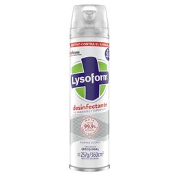 Desinfectante de Ambientes Lysoform Original en Aerosol x 360 ml