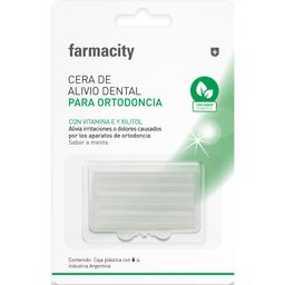 Cera de Alivio Dental Farmacity para Ortodoncia Menta x 6 un