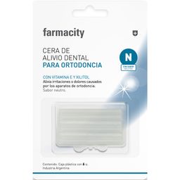 Cera de Alivio Dental Farmacity para Ortodoncia Neutral x 6 un