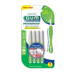 Cepillo interdental Gum Proxabrush fino cónico x 4 Un