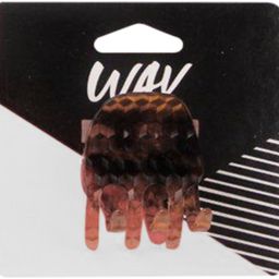 Broche Mediano Texturado Wav Brillo Mate