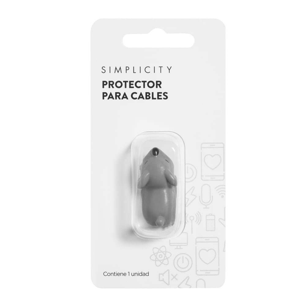 Protector Cable Microusb Tipo C Lightning Animales + Decora