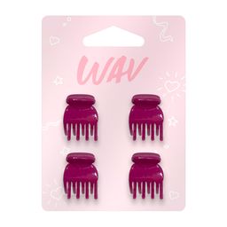 Set de Broches de Pelo Mini Kids Wav x 4 un -Color sujeto a disponibilidad-