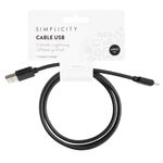 cable-simplicity-usb-lightning-negro-x-1m