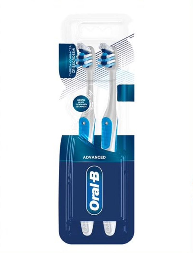 Cepillo Dental Oral-B 7 Beneficios Compact x 2 un