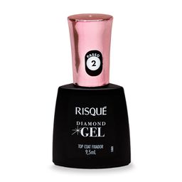 Esmalte para Uñas Risqué Diamond Gel Top Coat Fixador x 9,5 ml