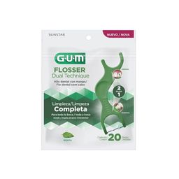 Flossers Dentales Gum Dual Technique Menta x 20 un
