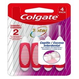 Cepillo de Dientes Colgate Interdental x 2 mm x 4 un