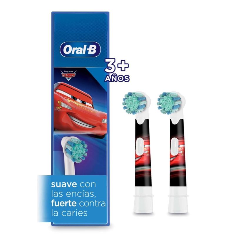 Oral-B - Cepillo de dientes eléctrico con 3 cabezales de repuesto.