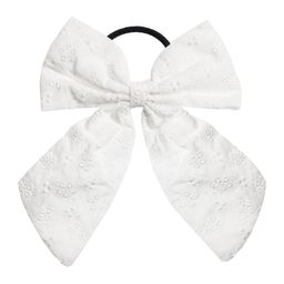Gomita de Pelo Wav Moño Broderie