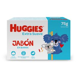 Jabón Huggies Extra Suave en Barra x 75 g