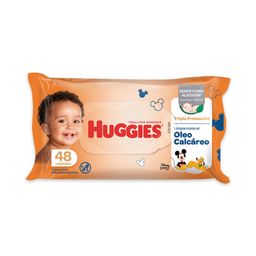 Toallitas Húmedas Huggies Triple Protección con Óleo Calcáreo x 48 un